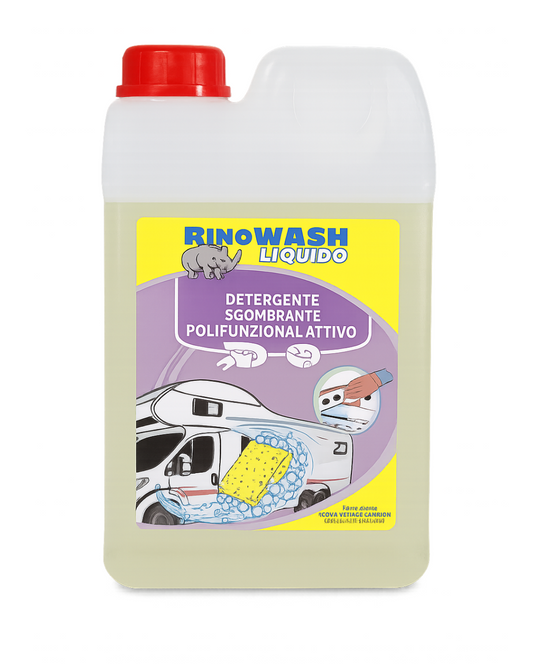 🌿 RinoWASH Detergente Sgrassante ai Polifosfati – 2L