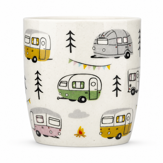 Tazza Camper Originale – Mug in Ceramica con Design Viaggio